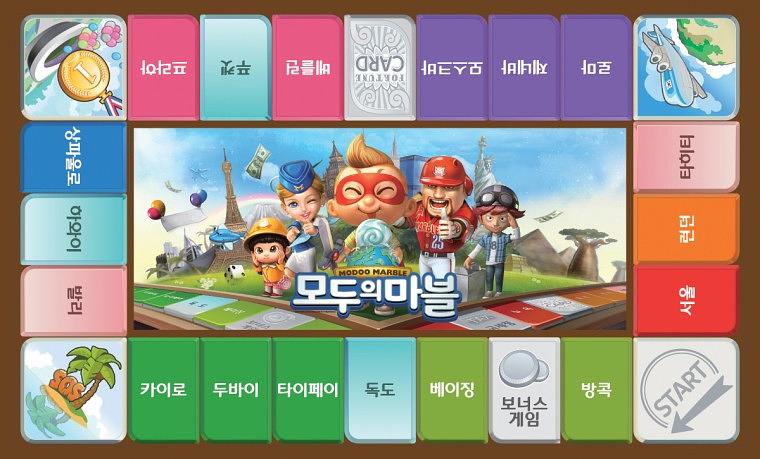 모두의마블 행사 무대현수막, POP 제작