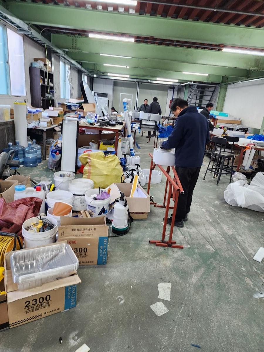 12/10 디즈니 100주년 사인물 제작 광경