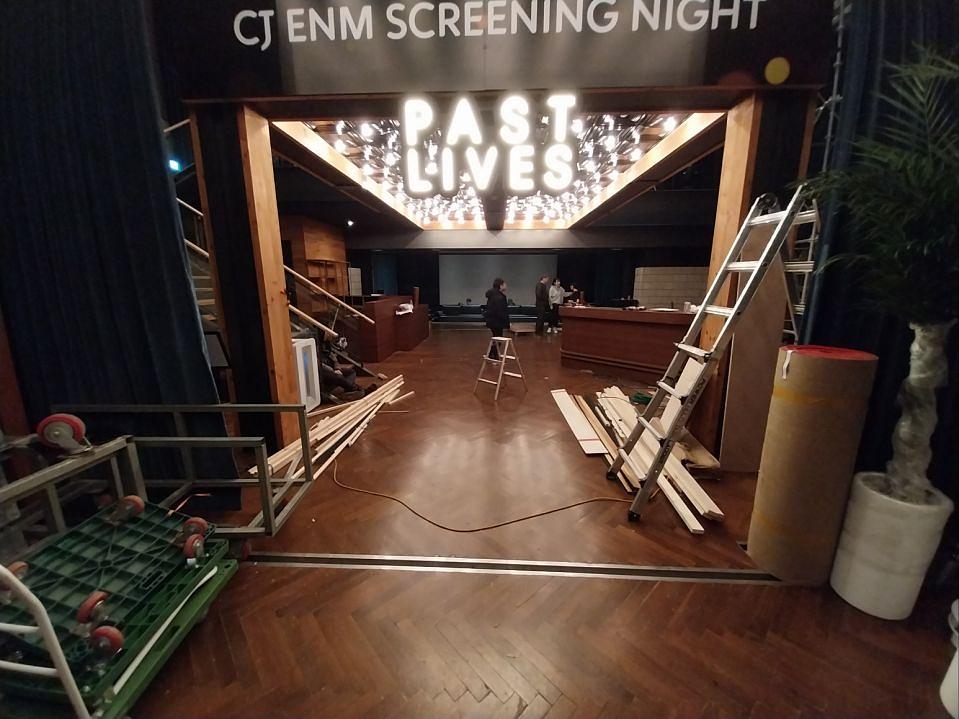 2/27 청담 CGV PAST LIVES 제작 및 시공