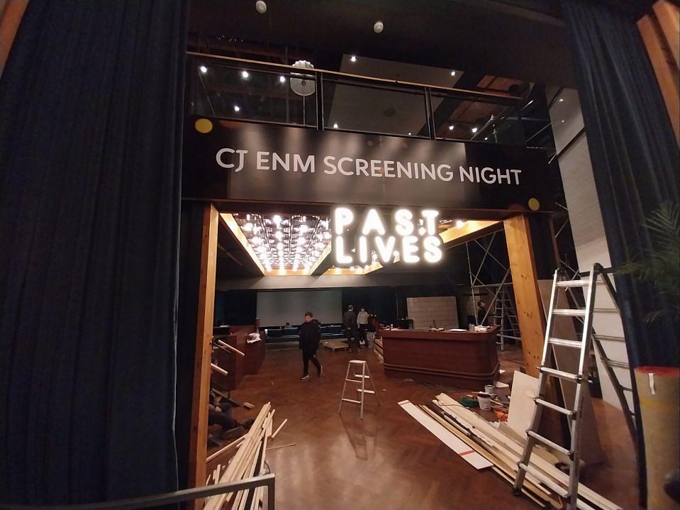 2/27 청담 CGV PAST LIVES 제작 및 시공