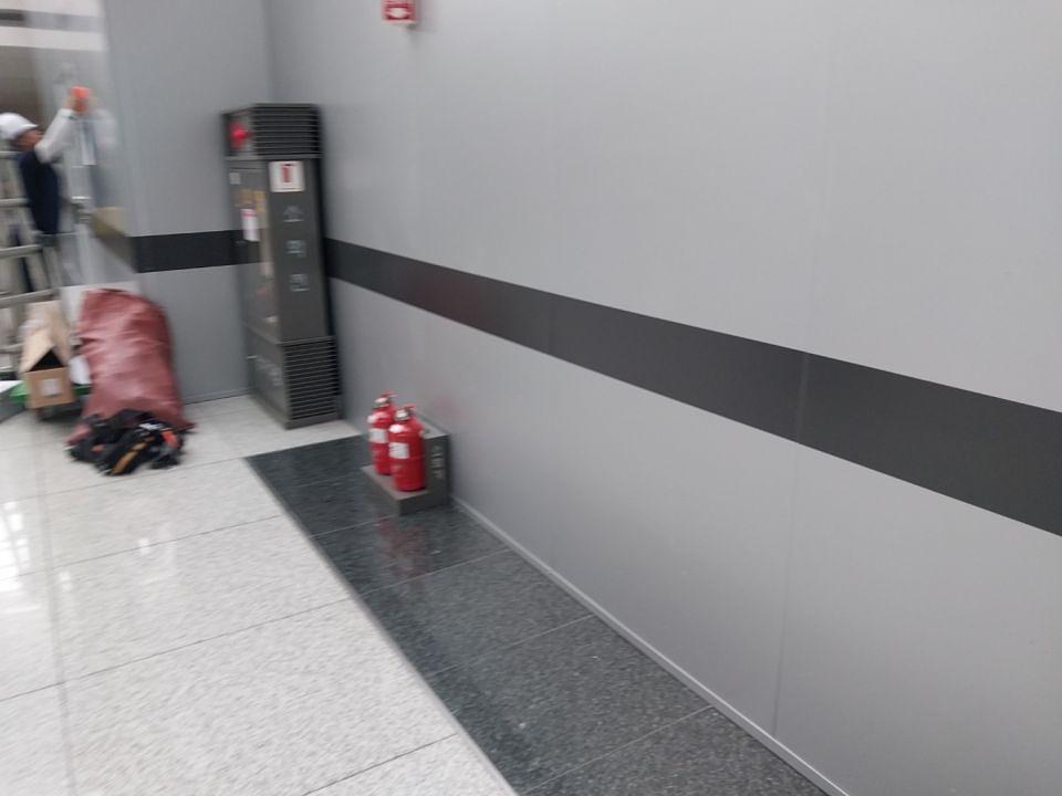 6/15 인천공항 가설벽체 제작 및 시공