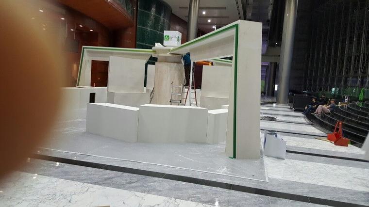 코엑스 오디트리움 오토데스크 행사 목공 시공