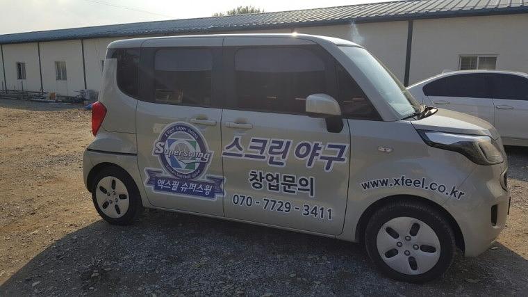 스크린야구 레이 부분랩핑 1 대