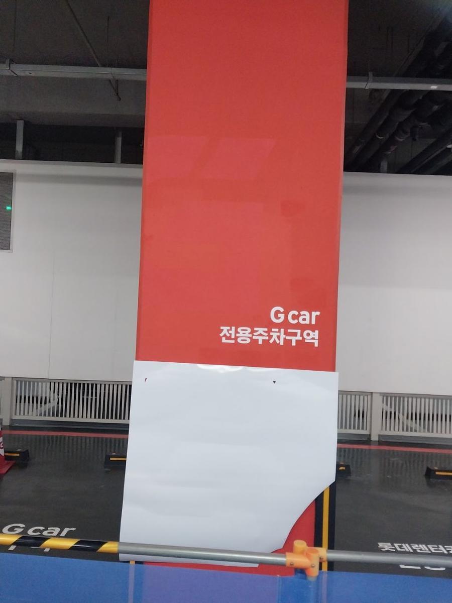 2/17 그린카 롯데몰&롯데월드점 도장작업 시공