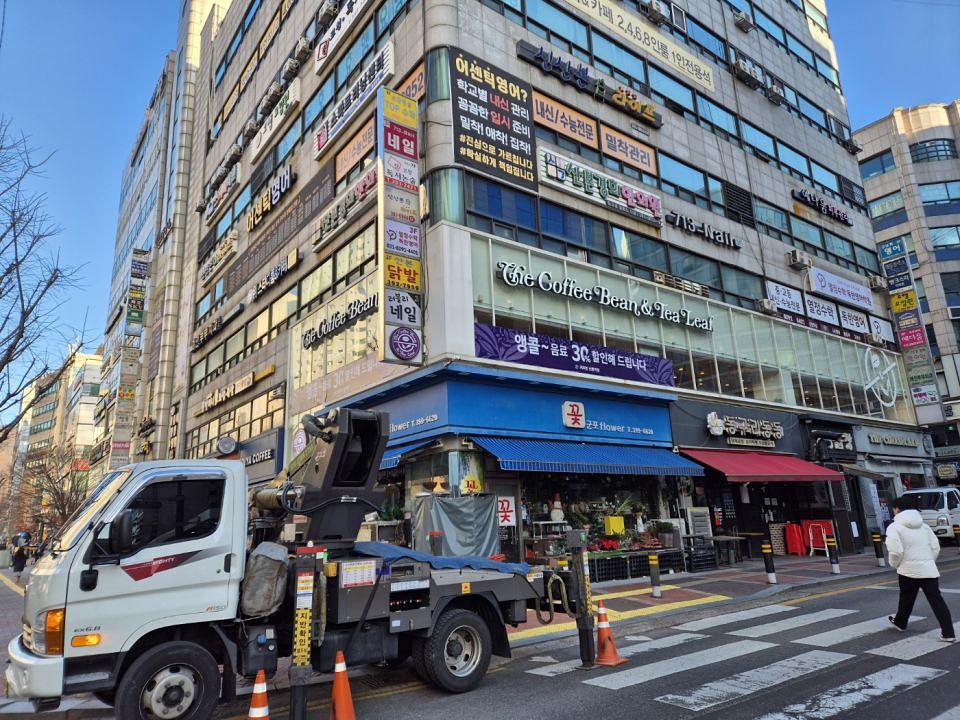12/17~26 커피빈 앵콜 30% 할인현수막 제작 및 시공