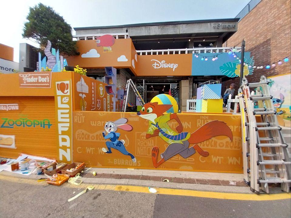 5/28 삼청동 디즈니 팝업스토어 제작 및 시공