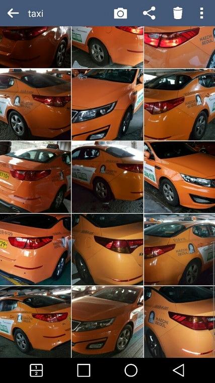 친한경농산물 서울택시광고 100대 랩핑