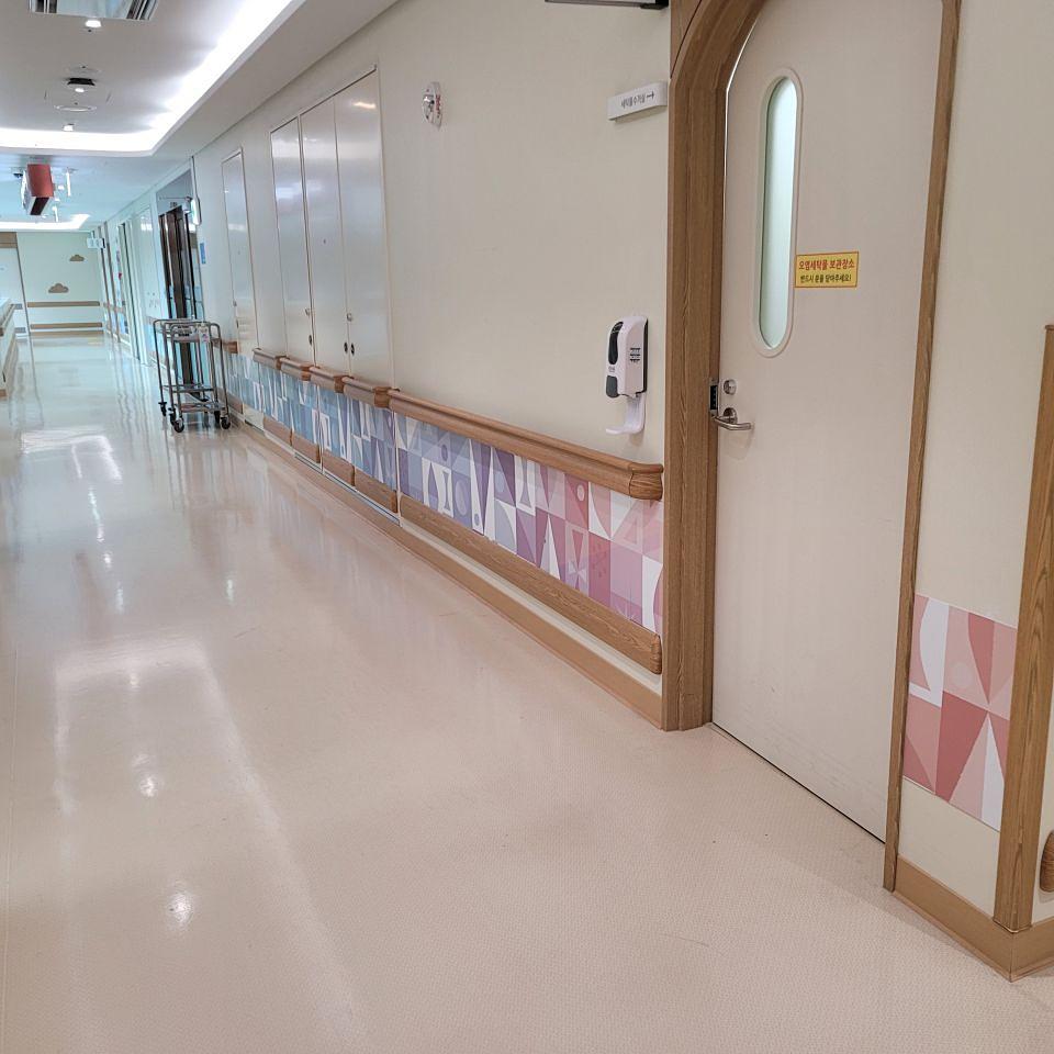 2025/09/19 삼성병원. 방염 랩핑. 제작 및 시공