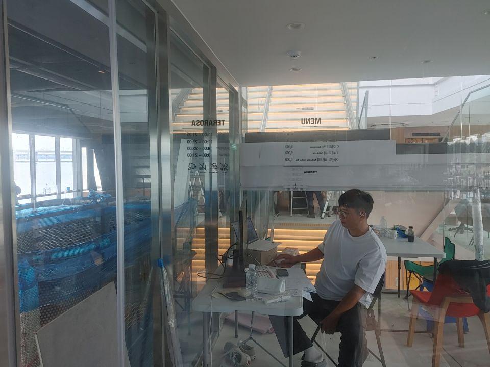 2025/07/29 테라로사/잠실선착장 제작 및 시공
