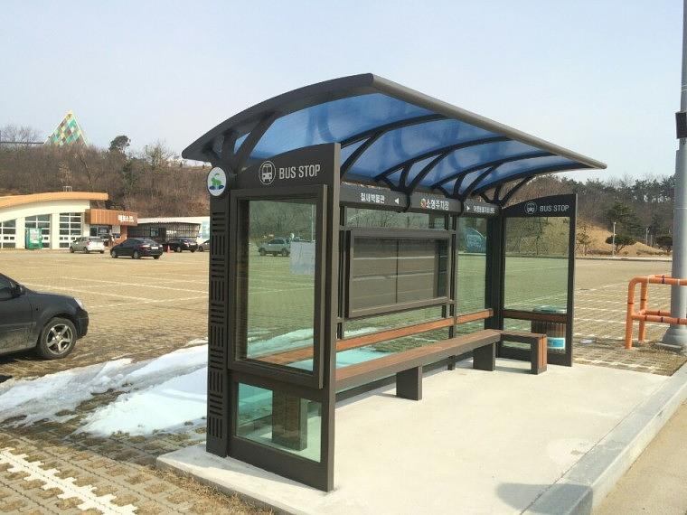 서산버드랜드 버스정류장 랩핑